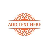 Clean and modern circle logo design great for tech companies and digital platforms vector
