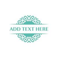 Elegant circular emblem design ideal for luxury branding vector