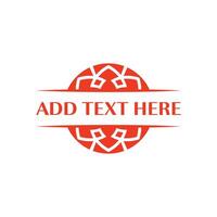 Customizable circular emblem for logos versatile for multiple industries vector