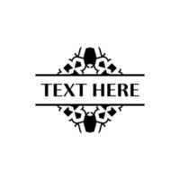 Geometric Line Frame for Modern Branding Solutions vector
