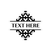 Art Deco Geometric Line Frame for Timeless Branding vector