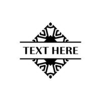Classic Abstract Line Frame for Elegant Invitations vector