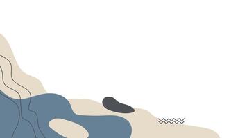 Abstract memphis style backgrounds design vector