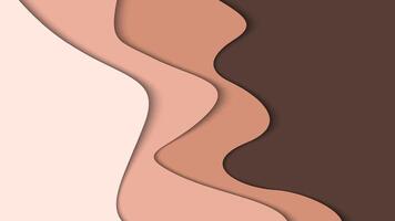 Colorful paper style background design vector