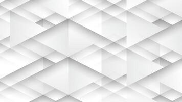 White geometric background with 3d cube pattern vector
