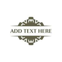Elegant circular emblem design ideal for luxury branding vector