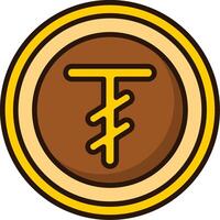 Mongolian Tugrik Icon Design Symbpl vector