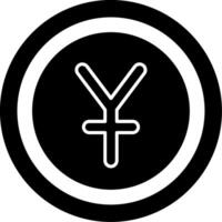 Chinese Yuan Icon Design Symbpl vector