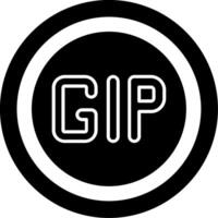 Gibraltar Pound Icon Design Symbpl vector