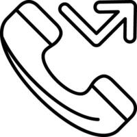 Missed call Icon Design vector