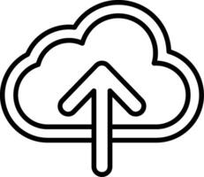 Cloud upload Icon Design vector