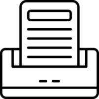 Print job Icon Design vector