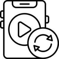 Auto-rotate Vector Icon Design