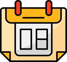 Calendar event Icon Design vector