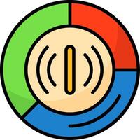 Data usage Icon Design vector