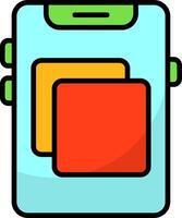 Screen mirroring Icon Design vector
