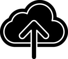 Cloud upload Icon Design vector