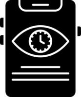 Screen timeout Icon Design vector
