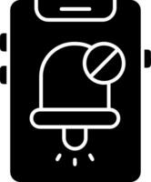 Notifications off Icon Design vector