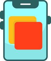 Screen mirroring Icon Design vector