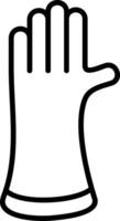 Workers Glove Icon Design vector