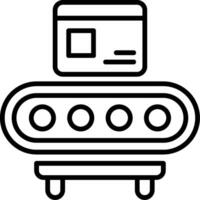 Assembly Line Icon Design vector