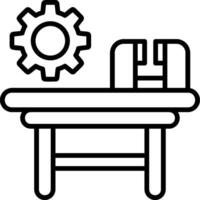 Workbench Icon Design vector