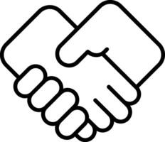 Handshake Icon Design vector