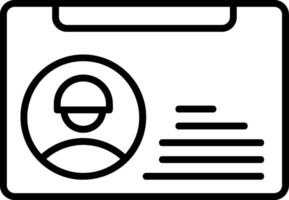 Workers Card Icon Design vector