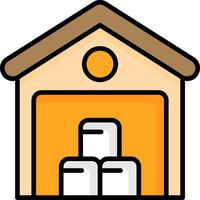 Warehouse Icon Design vector