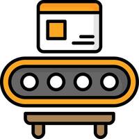 Assembly Line Icon Design vector