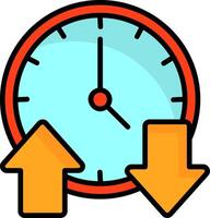 Clocking In Out Icon Design vector