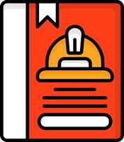 Labor Law Book Icon Design vector