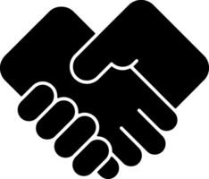 Handshake Icon Design vector