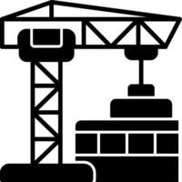 Construction Site Icon Design vector