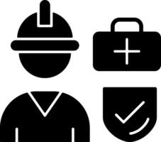 Occupational Health Icon Design vector