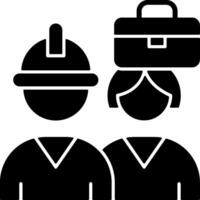Diverse Work Environment Icon Design vector