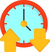 Clocking In Out Icon Design vector