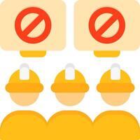 Workers March Icon Design vector
