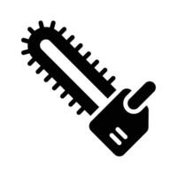 A chainsaw, used for cutting larger branches and trees vector