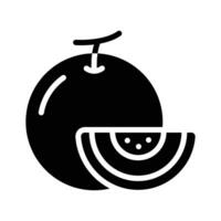 An amazing icon of melon in modern and trendy design style, ready to use vector