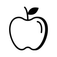 Good for health and nutrition design, ready to use apple icon vector