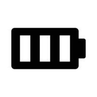 Pixel perfect icon of battery status in unique style, ready for premium use vector