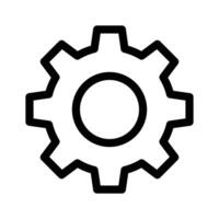 Premium of setting, user interface icon vector