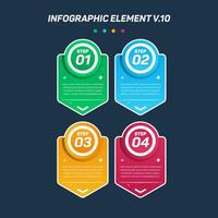 Colorful Infographic elements V.10. Can be used for steps, options, business processes, workflow, diagram, flowchart concept, timeline, marketing icons, Layout, banner, and etc. vector