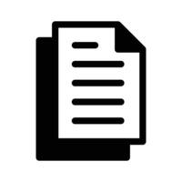 Well designed icon of document in modern and trendy style vector