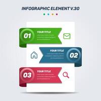 Colorful Infographic elements V.30. Can be used for steps, options, business processes, workflow, diagram, flowchart concept, timeline, marketing icons, Layout, banner, and etc. vector