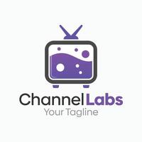 Channel Labs Logo Design Template. Good for Business, Agency, Community and Organization vector