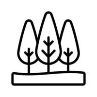 A cypress tree, providing greenery and shade to the garden vector