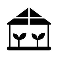A greenhouse structure for nurturing plants in controlled environments vector